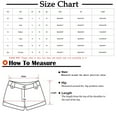 thumbnail image 3 of Vivianyo HD Summer Shorts for Women Women's Fashion High Waisted Straight Pocket Hole Short Pants Street Trendsetters Broken Straight Tube Denim Shorts, 3 of 6
