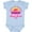 AE-Light Blue, variant on Summer Enjoy the Sunshine Miami Beach Florida in Pink Boys or Girls Baby Bodysuit