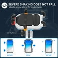 thumbnail image 4 of Motorcycle Phone Mount Holder Waterproof Motorcycle Cell Phone Holder Anti-theft 360 Rotation M8 Screw Mount for 3.5-6.5inch Phone, 4 of 7