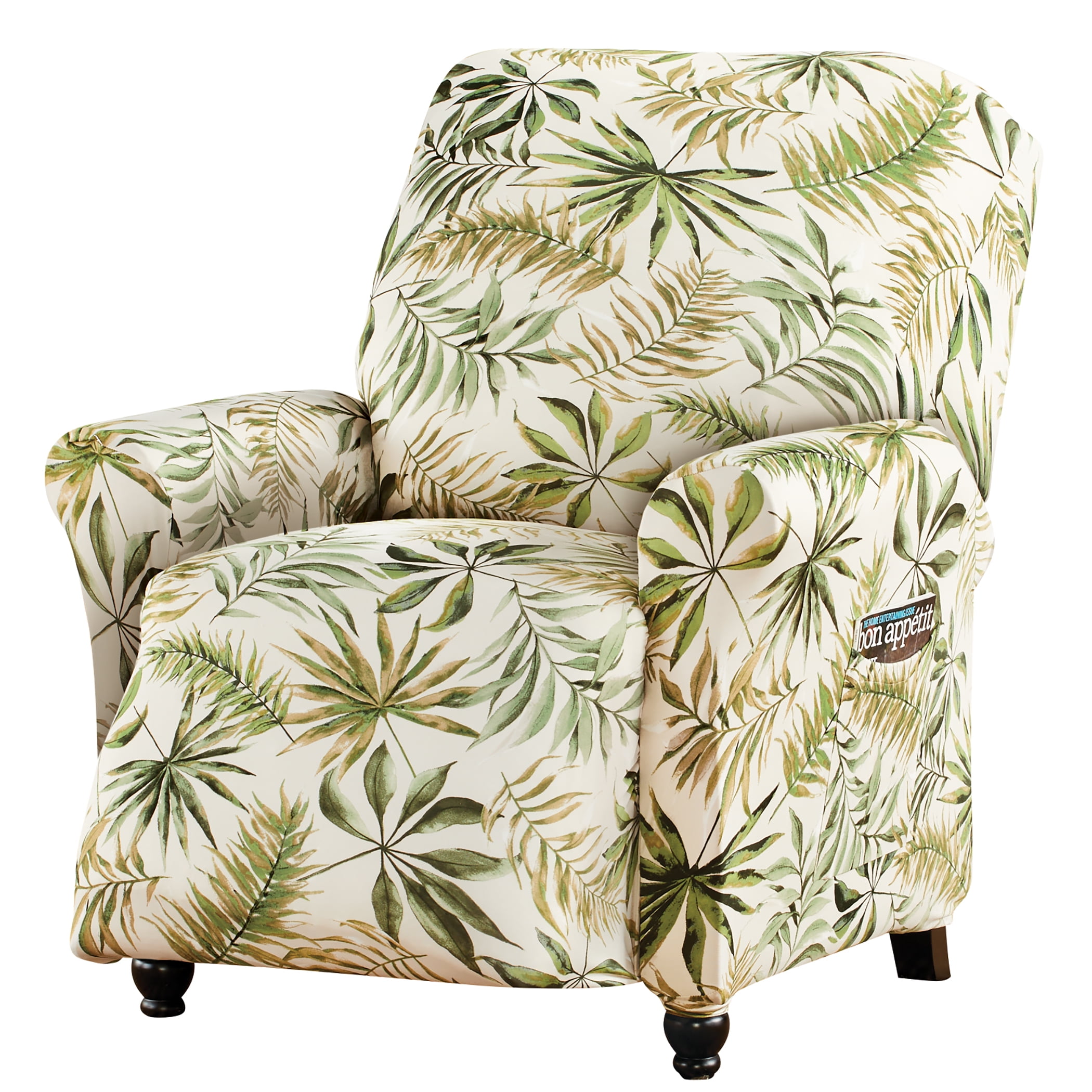 Cotton Leaf Slipcover Recliner Lounge Seat All Size Streach Chair Sofa Cover 