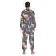 thumbnail image 4 of FORMRS Onesies Pajama for Adults Unisex Hoodie Winter Jumpsuit One Piece Sleepwear, Sizes S-2XL, Neon Llamas Pattern, 4 of 7