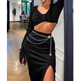 thumbnail image 6 of XIATIAN Chain Belts for Women Fashion Plus Size Waist Chain Belt Gold Silver Waist Belt Belly Chain Waist Belt Body Chain for Dress, 6 of 9
