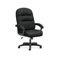 thumbnail image 6 of HON Pillow-Soft High-Back Chair - Fabric Black, Plush, Memory Foam Seat - Fiber Black, Fabric Back - 26.3" Width x 29.8", 6 of 6
