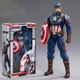 thumbnail image 5 of Figura de anime de Marvel Los Vengadores de 18 cm, Iron Man, Spider-Man, Capitán América, Thor negro, Pantera, figura decorativa, modelo de regalo, juguetes, 5 of 5
