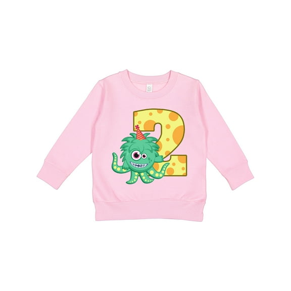 Inktastic 2nd Birthday Monster Toddler Sweatshirt
