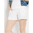thumbnail image 2 of Motherhood Maternity Secret Fit Belly Poplin Maternity Shorts, 2 of 5