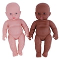 thumbnail image 4 of Vinilo recién nacido simulación muñeca bebé de plástico suave baño de bebé tareas domésticas padres e hijos educación temprana juguetes para niños (color de la piel) JAMW Sencillez, 4 of 5