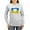 Ash Gray, variant on CafePress - Ukraine Heart Long Sleeve T Shirt - Women's Long Sleeve Graphic Casual T-Shirt