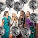 thumbnail image 4 of 2025 6 Pieces 22 Inch Marble Balloons Black And White Balloons Agate Balloons Self Sealing Black Foil Marble Balloons Mylar Balloons Decoration For Bi, 4 of 5