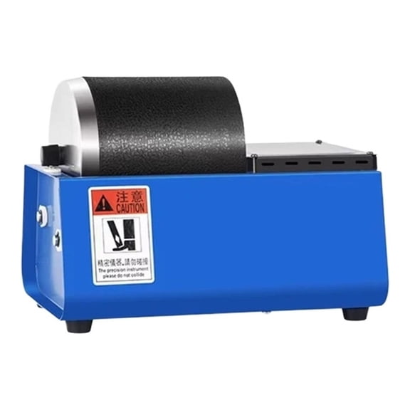 Jewelry Polishing Machine Rubber Tumbler Drum Grinder For Gold Silver Metal Gemstone Precision Finishing Household