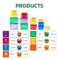 thumbnail image 5 of Finorder Portion Control Container Kit Multicolour Polypropylene Meal Prep Food Storage (14 Count), 5 of 6