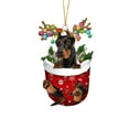 thumbnail image 1 of Decoraciones Del Árbol de Navidad Nuevos Lindos Calcetines de Navidad con Fronteras, Decoración Colgante Del Árbol de Navidad Del Perro, Regalo de Navidad, Regalos de Navidad Del Perro, 1 of 1