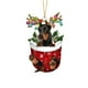 thumbnail image 1 of onlyliua Liquidación Borde Nuevo Lindo Calcetines Navideños Perro Árbol de Navidad Colgante Decoración Regalo Navideño Navidad, 1 of 1