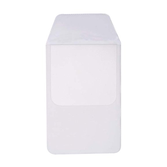6PCS PVC Pen Inserted Leak-Proof Pocket Protectors Shirt Pocket for School Hospital Office, White