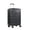 Black, variant on MCQ 3-Piece Luggage Sets, Hard Shell ABS Suitcases with Double Spinner Wheels, Lightweight Expandable Rolling Travel Suit Case with TSA Lock, Pink