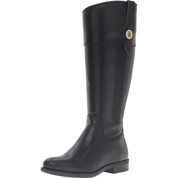Bota de montar Tommy Hilfiger Shano-Wc para mujer, color negro