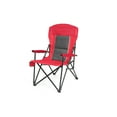 thumbnail image 5 of Red Camping Chair With Cup Holder, 250lbs Max Weight, Breathable Fabric For Outdoor, Garden, Patio Heavy Duty, Frame Camping,, 5 of 6