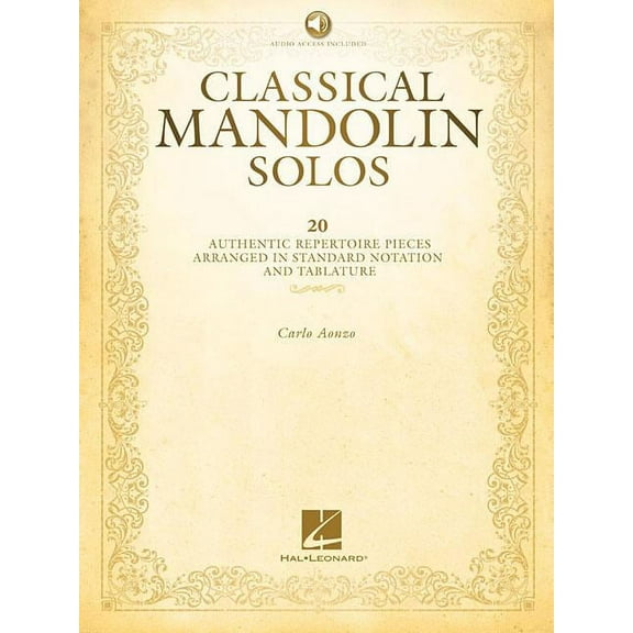 Classical Mandolin Solos (Paperback) by Carl Aonz