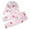 Z11-Pink, variant on Kids Boys Girls Christmas Pajama Children Casual Printed Button Down Lapel Long Sleeve Top Pants Set Pj'S Loungewear Red 5-6 Years