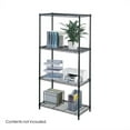 thumbnail image 1 of Pemberly Row Modern 36"x18" Industrial Wire Shelving in Black, 1 of 3