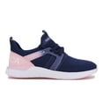thumbnail image 4 of Nautica Little Girls Athletic Lace up Slip on Combo Sneakers - Navy, Peony, 4 of 6