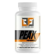Peak Performance Supplement for Men | 60-Capsule Natural Ingredients | Tongkat Ali, Tribulus| Support Natural Energy | Mood Enhancement| Endurance Boost