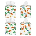 thumbnail image 2 of Goofa Cute Carrot Tissue Box Cover PVC Leather Tissue Holder Square Facial Tissue Case Facial Paper Organizer Dispenser for Bathroom, Vanity Countertop, 2 of 8