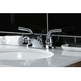 thumbnail image 2 of Kingston Brass FB621RXL Restoration 4-Inch Centerset Bathroom Faucet with Pop-Up Drain, Polished Chrome, 2 of 5