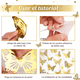 thumbnail image 3 of 144 pcs Decoracion Mariposas 3D Para Pared Color Dorado, 3 of 5