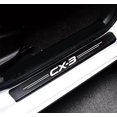 thumbnail image 1 of SHILIU-4PCS Compatible with Mazda CX-3 CX-5 Car Door Threshold Protection Sticker, Door Sill Plate Protectors Reflective 4D Carbon Fiber Sticker Decorative Door Entry Guard Door Sill Scuff Plate Film, 1 of 4