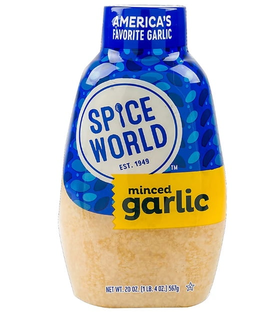 Spice World Minced Garlic Squeeze Bottle, 20 oz.