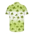thumbnail image 5 of Blusa y camisa de manga corta con cuello vuelto Camisa casual para hombre Camisa de bolos vintage de manga corta Camisas de verano de playa cubana Camisa con botones Blusa para hombre Poliéster, 5 of 5
