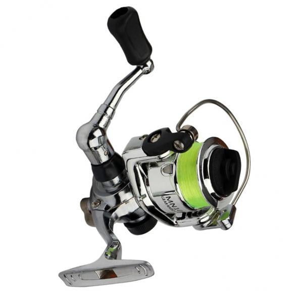 Carrete de pesca DYNWAVEMX 2xMini Carrete Liso Carretes De Fundición De Cebo De Acero