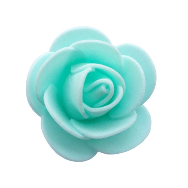 100 Uds flores sin tallo decoraciones DIY 3,5 CM flores falsas nupciales suministros para fiestas JShteea El nuevo