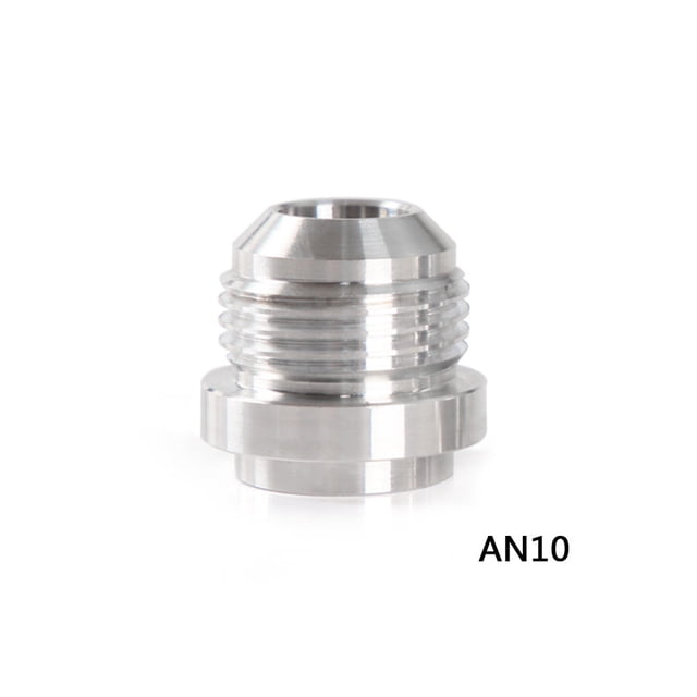 2 Pieces Aluminium Alloy Auto Fuel 2 Pieces Line Adapter Detachable Leakproof Replacement Automotive Water Air Fitting Accessories AN10