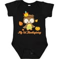 thumbnail image 3 of Inktastic My First Thanksgiving Owl Boys or Girls Baby Bodysuit, 3 of 5