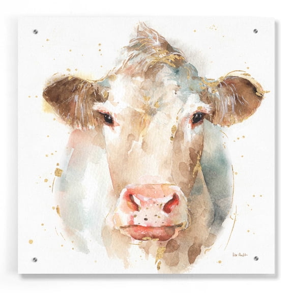 Epic Art 'Farm Friends II' by Lisa Audit, Acrylic Glass Wall Art, 24"x24"