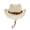 Beige, variant on Unisex Casual Panama Style Straw Hat, Breathable Sun Shade Headwear, Lightweight Outdoor Holiday Travel Summer Cap