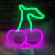 thumbnail image 1 of Neon Lights, for Bedroom Neon Signs, LED Neon Wall Sign Fruit Neon Light, Wall Decoration Light, Neon Lights Indoor Wall Light Fixtures for Bedroom (P, 1 of 4