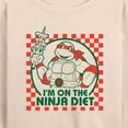 thumbnail image 3 of Teenage Mutant Ninja Turtles - I'm On The Ninja Diet - Women's Lightweight French Terry Long Sleeve Shirt, 3 of 5