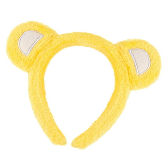 COOLHOOD Furry Bear Ear Headband With Adjustable Design For Kids And Women Soft Plush Hair Accessory For Daily Use Or Parties