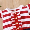 thumbnail image 6 of Wxirdiow Girl Dress Kids USA Dress for Girls 4th of July Dresses American Flag Skirts Patriotic Tulle Dress Independence Day Outfit Blue Size,18-24 Months, 6 of 6