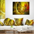 thumbnail image 4 of Designart Bright Yellow Stormy Sky - Abstract Throw Pillow - 12x20, 4 of 5