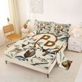 thumbnail image 2 of Castle Fairy Hunting Wood Letter B Full Size Sheets 4-Piece for Boys,Wildlife Deer Bed Sheets, 2 of 6