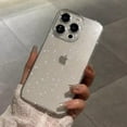 thumbnail image 2 of Funda de teléfono transparente con purpurina brillante de lujo para iPhone 16, 15, 14, 13, 12, 11 Pro Max, X, XR, XS, 7, 8, 16 Plus, funda suave transparente a prueba de golpes, 2 of 5