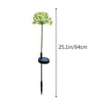 thumbnail image 3 of Yellow Yellow Solar Light Decoration Flower Shape Auto Dimming Function 2000Mah Battery For Garden Pathway Deck Lighting #5n938, 3 of 6