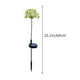thumbnail image 3 of Luz solar para jardín exterior en forma de flor | Estaca para jardín con LED multicolor | 2 modos: constante y parpadeo | Lámpara impermeable simulada para bordes | Altura 25.2 pulgadas | 1 paquete, 3 of 6
