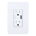 thumbnail image 2 of Enchufe de pared inteligente WiFi con control de voz para compartir en familia, temporizador, toma de corriente de 2,4 GHz, CA 110 V-240 V, 2 of 14