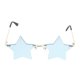 thumbnail image 1 of 1 Pair Party Eyeglasses Irregular Fashion Sunglasses Star Shaped Eyeglasses, 1 of 4