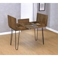 thumbnail image 3 of Sheeran 47-inch Writing Desk with Storage Rustic Amber, 3 of 14